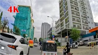 [4K] Driving tour in Cambodia, Phnom Penh City Road 2022