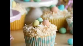 Easter Egg Nest Cupcakes