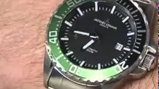 Former host Jim Skelton of SHOPNBC drools on a watch during his show