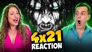 EREN UNLEASHES THE RUMBLING!! 😱 | ATTACK ON TITAN 4x21 Reaction! 
