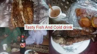 Tasty fish and cold drink / Noor Zeb Vlogs 