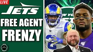 JETS FREE AGENT FRENZY! (NFL & Jets Free Agency News!)
