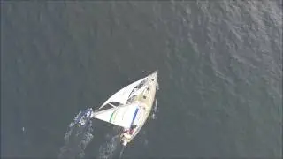 Clyde Challenger from the Air at Scottish Series 2016