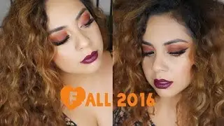 Maroon Fall Eyeshadow Tutorial 2016 | Juvian's Place Palette, Star Crushed Minerals
