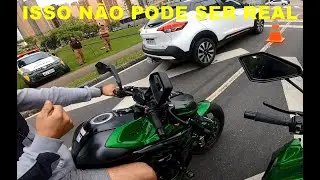 POLICIAIS FIZERAM ISSO QUANDO VIRAM A Z1000R 2023 COM VITRIFICAÇÃO, PASTILHA PARECIA CARRIOLA