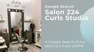 A Google Search of Salon 224 Curls Studio