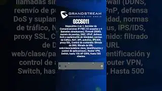 GCC6011  #RacTecnologies #grandstream #UCM #tecnologia