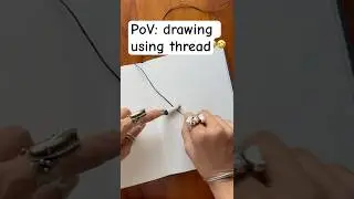 Realistic drawing technique  #beautiful #art #easy #sketch #shorts #viral #thread