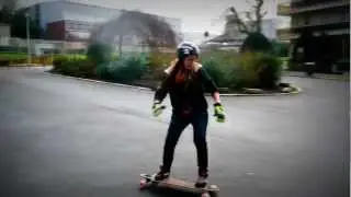 longboard frontslide 180