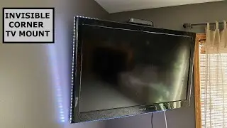 Invisible Corner TV Mount