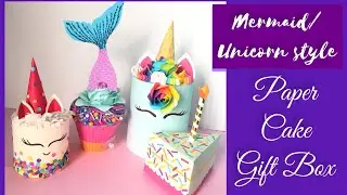 DIY GIFT IDEA/ Cute Creative Gift for loved ones/ Paper Cake Gift box/ CAKE SLICE GIFT BOX