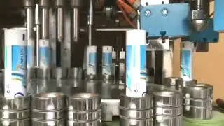 aluminum laminated tubes filling and sealing machine dual head toothpaste filler equipment