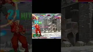 MvC2: Тендерлойн - Чарли + Акума Тацу X-Boost для выполнения Moonsault Whiff Unique Assist Kill ....
