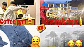 Coffee tym 🥰Hotels Milagros patnitop ma #view #patnitophills #barish #like4like 