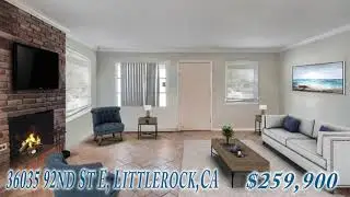 Open House Video - 36035 92nd St. E, Littlerock, CA 93543