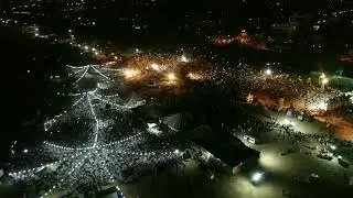 Azadi March Islamabad | 3rd Day |  Night | Arial View