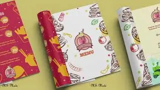 2022 Food Menu | Book type Menu | Restaurant Menu Design at MS Made