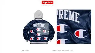 SUPREME x VANS x Champion FW18 Week 7 Droplist & Price! 10 4 18