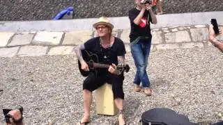 Matt Sorum in Taiji doing what he does