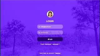 #5 - Login page using html and css | Responsive | Animation | Web design and development tutorials