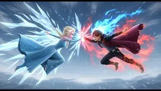 ❄️ ELSA vs TODOROKI &mdash; AI Elemental Ice Battle | Epic Frost Clash - The AI Showdown Unleashed