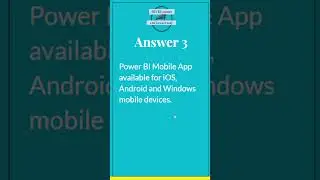 Power BI Question 4