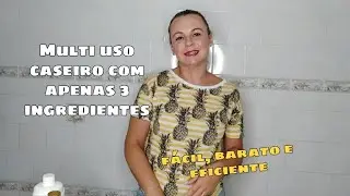 Limpador multi uso caseiro com apenas 3 ingredientes - Dicas da Dani
