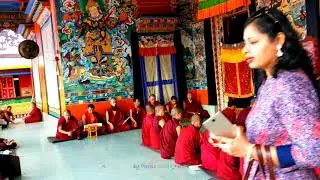 Rumtek Monastery at SiKKiM ॥ Monk Prayer at the Monastery