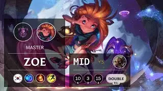 Zoe Mid vs Zed - KR Master Patch 9.13