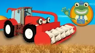 Trevor The Tractor Visits Gecko's Garage | Tractors For Children