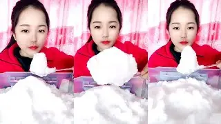 ASMR SOFT WHITE ICE EATING 🤤 / ICE EATING