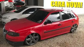 ADESIVANDO COLUNA DE PORTA DO GOL G4 VERMELHO! | NAVES BAIXAS