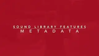 PPP Sound Library Features 5 - Metadata