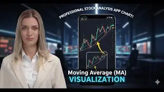 Professional Stock Analysis App Chart! Moving Average (MA) Visualization (No.003)