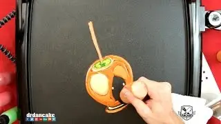 Candy Apple Pancake Art (TASTY FALL TREAT!)