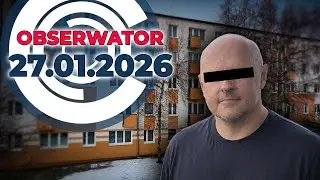 Nożownik z SOP, Ciężarówką w pociąg, Słupsk i region dla WOŚP | Obserwator 27.01.26