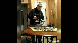 Making heavy bank sinkers for BIG CATS, Riverbillies style
