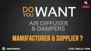 Air Diffuser & Dampers by Cool Grills, Pune
