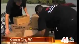 Moving company uses bikes