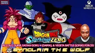 🏝🏠🟠DRAGONBALL SPARKING ZERO (XBOX Series S): PICCOLO, SUPER SAIYAN GOKU 4 (DAIMA), & VEGETA VS. GOMA
