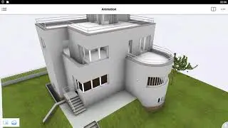 Использование BIMx модельки домика на планшете