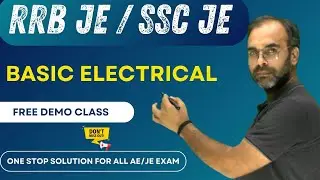 BASIC ELECTRICAL  (FREE DEMO) CLASS 🔥🔥for all JE/AE Exams #rrbje #sscje #sureshsir