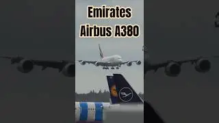 ✈️ Emirates A380 from Dubai &mdash; Landing Frankfurt (Center 25C) | 21.10.25
