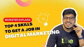 Top 4 skills to land a Digital Marketing Job | WIth Bonus Tips