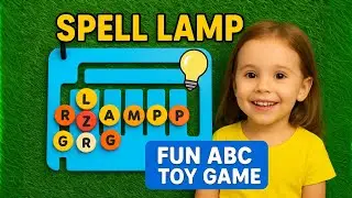 Learn Spelling for Kids | Alphabet Letter Matching Game | LAMP Word Learning for Toddlers | ASMR