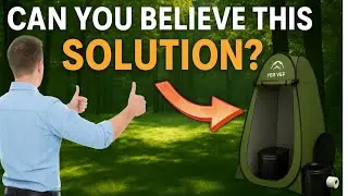 Multi-purpose Tent and Foldable Toilet &ndash; Comfort and Privacy Anywhere