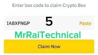 7 Big Binance crypto box codes | New crypto box codes binance today