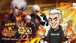 HERO K' COMBO DENGAN SINERGI BRUISER DAN DEFENDER || DAMAGE BRUTAL !!