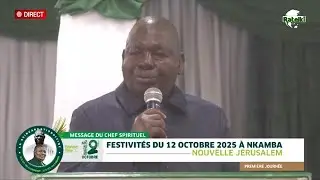 MESSAGE DOMINICAL DE SA DIVINITE PAPA SIMON KIMBANGU KIANGANI DU 12 OCTOBRE 2025 A NKAMBA