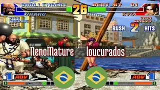 FT5 @kof98: NenoMature (BR) vs loucurados (BR) [King of Fighters 98 Fightcade] Jun 20